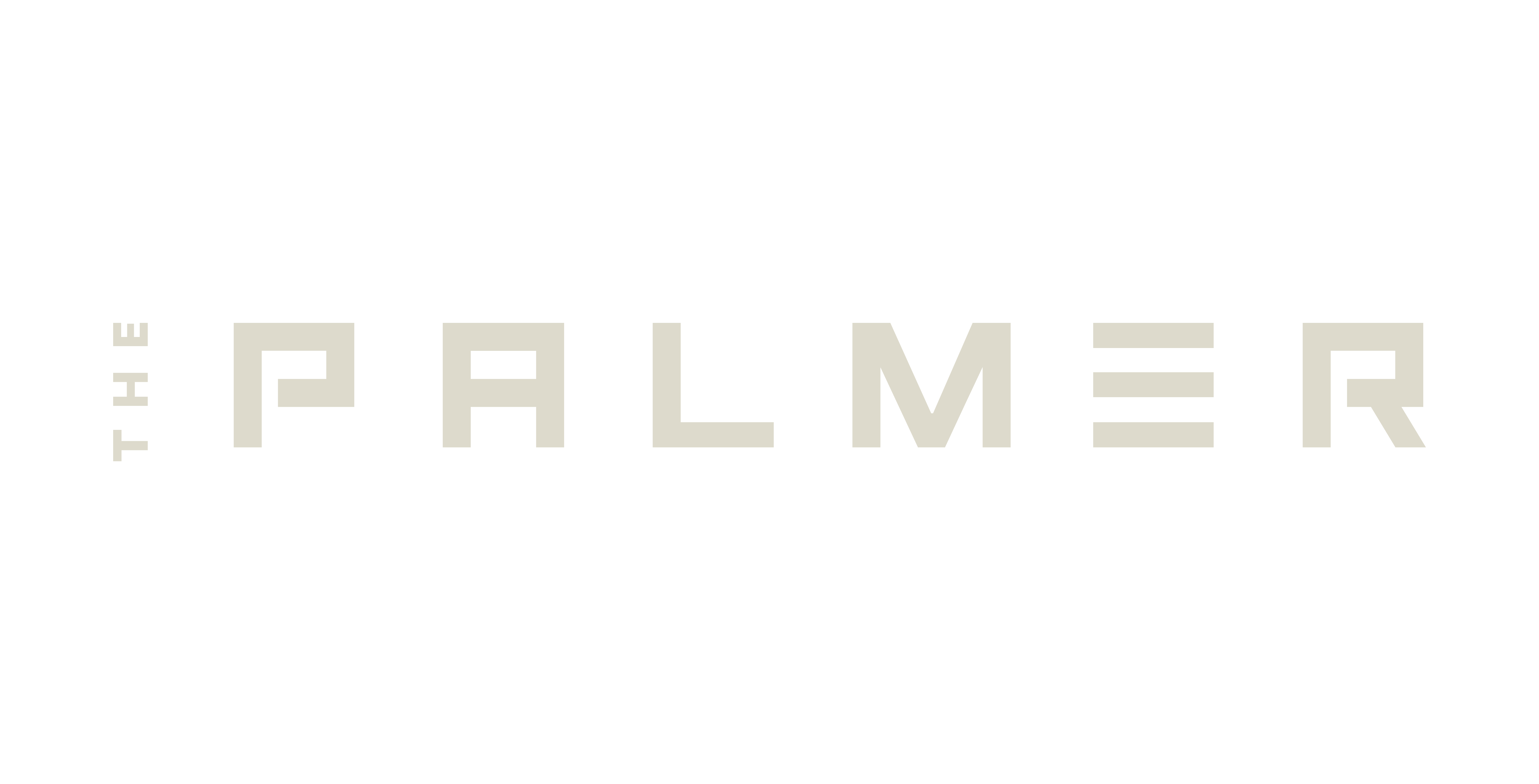 Property logo beige at The Palmer, Minneapolis, MN, 55401